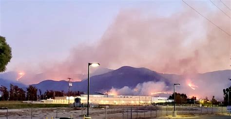 Evacuations ordered as wildfire erupts in Ventura County